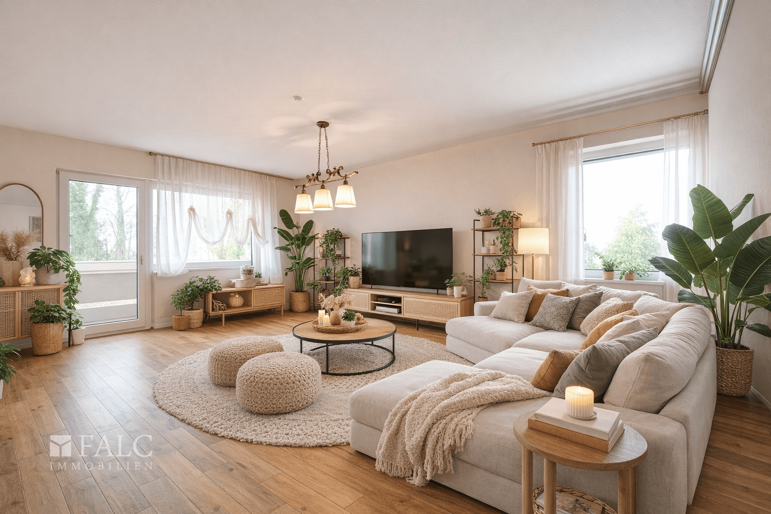 Einrichtungsbeispiel Wohnzimmer